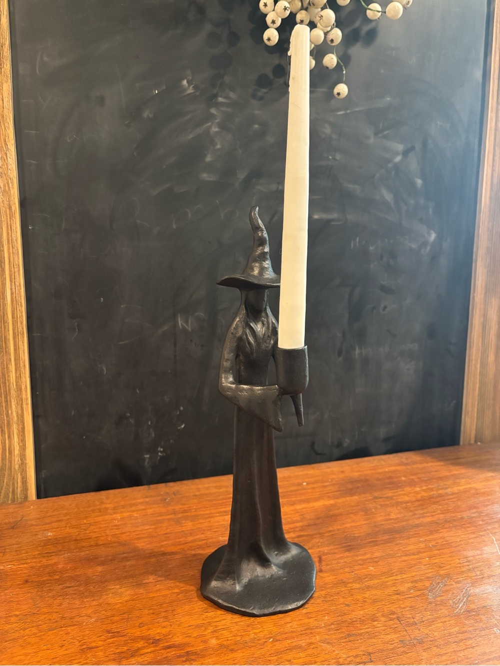 Pottery Barn Halloween Single Spooky Witch Candle Holder Sold Out Candlestick